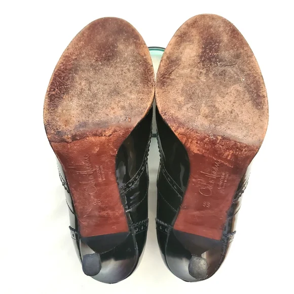 Cole Haan Black Patten Italian Booties - Picture 9 of 9